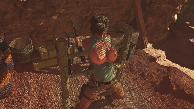 Lara getting fingered (Fatcat17)