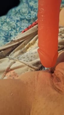 27 [F] Sometimes you just need to play with the dildo with pregnancy horn