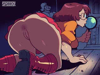 Velma Showing Her booty (Speedo) [Scooby-Doo]
