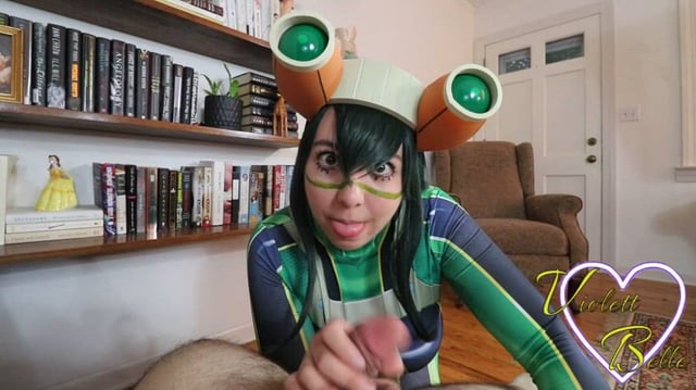 Tsuyu must give the best blowjobs in class 1-A