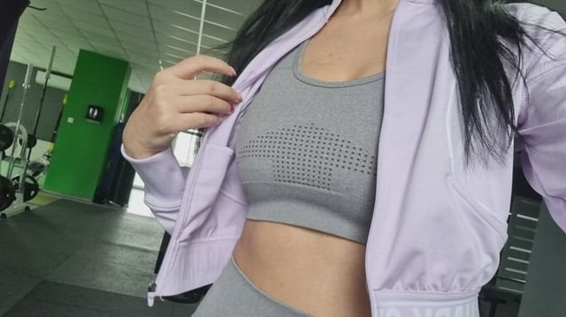 Had to flash my boobies at the gym