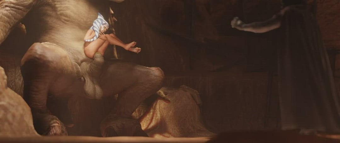 Ahsoka and Rancor (ZMSFM) [Star Wars]