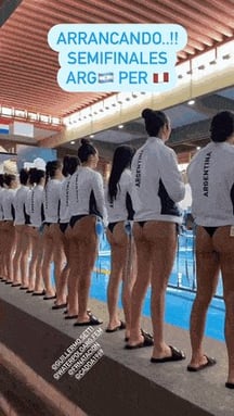 Argentina Water Polo (Props to the cameraman)