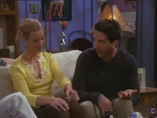 Lisa Kudrow Downblouse In "Friends"